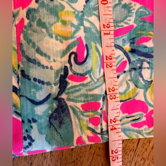 Lilly Pulitzer Brynn Dress Raz Berry Lobsters - Strapless Lace- Size 0 - Picture 14 of 14